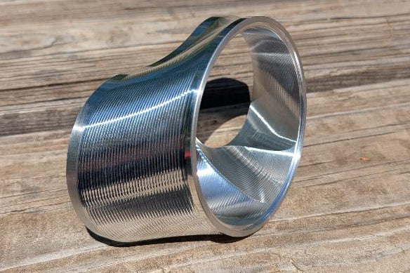 Billet Aluminum Dual 3" to single 4" merge