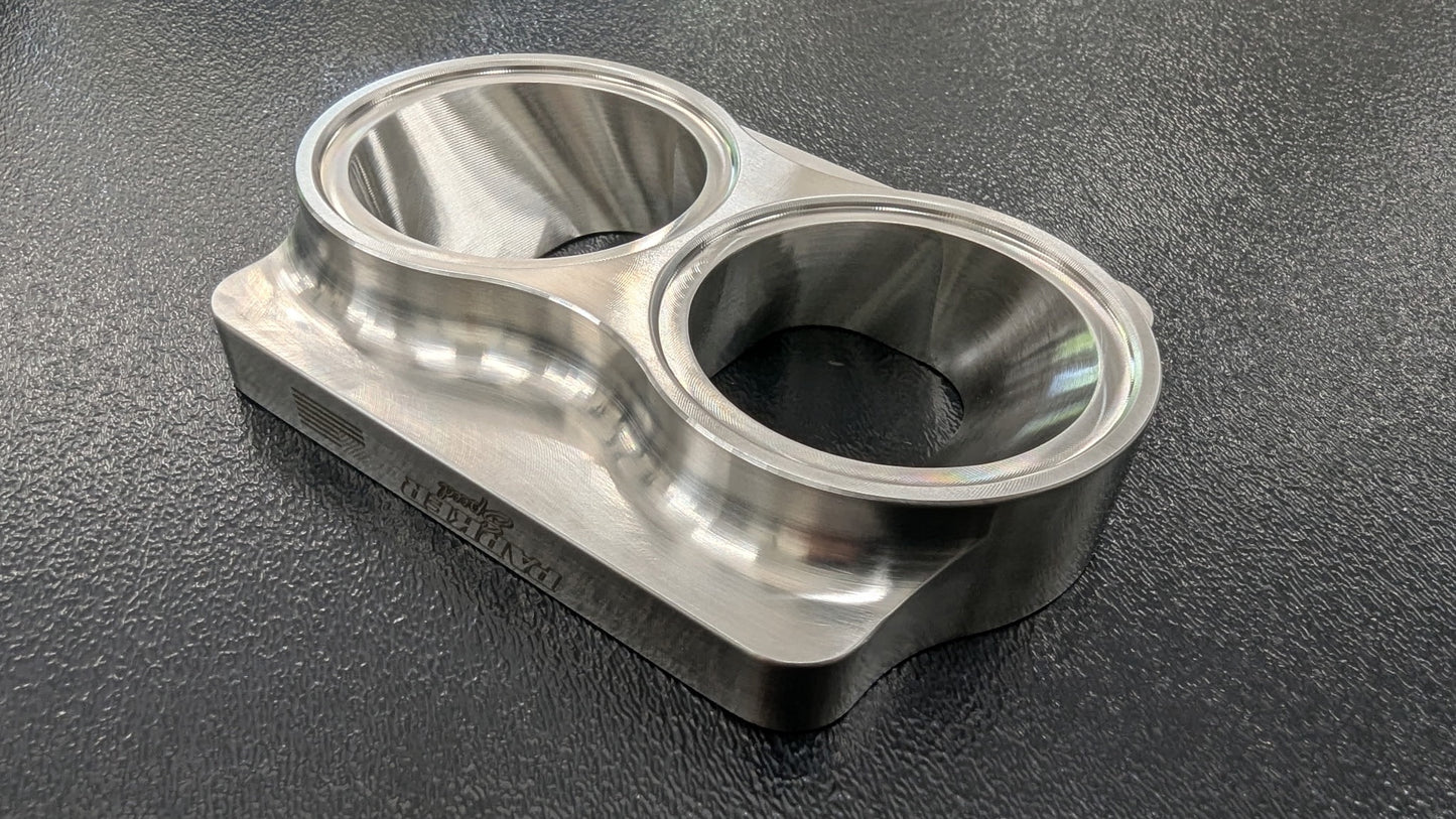 T4 Dual 2" Sch 40 Pipe Turbo Flange