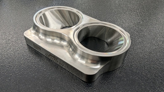 T4 Dual 2" Sch 40 Pipe Turbo Flange