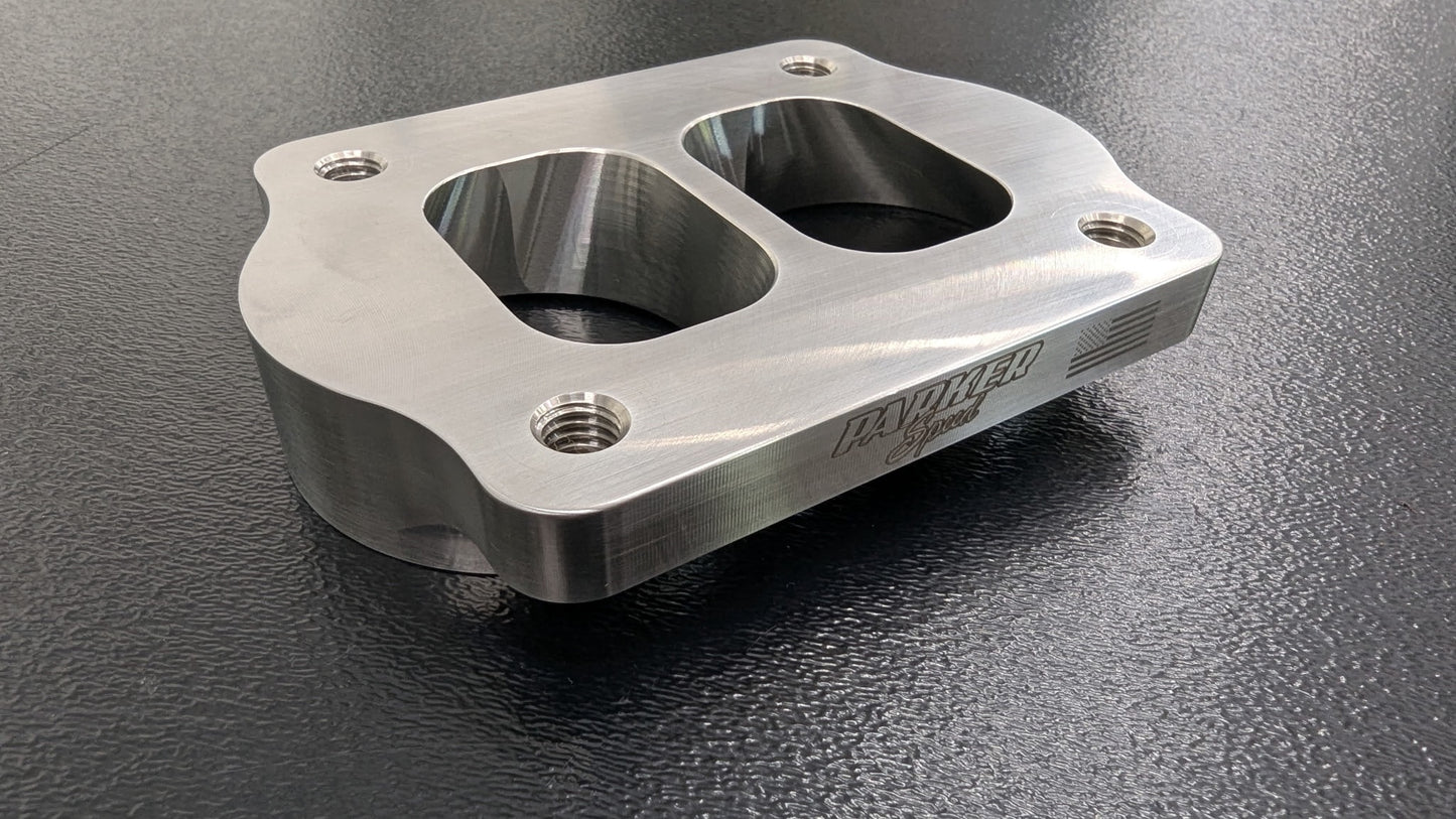 T4 Dual 2" Sch 10 Pipe Turbo Flange