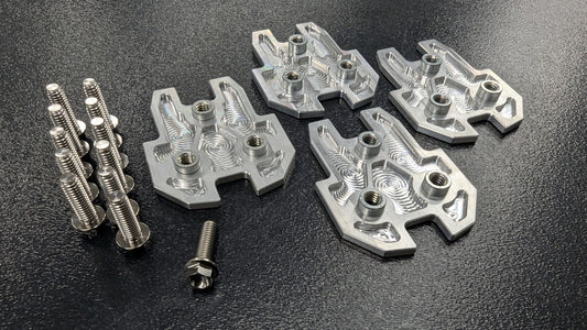 Parker Speed Fox Body Mustang Door Mounting Plates