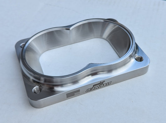 Parker Speed T6 Dual 3 inch open turbo flange CNC machined from 304 stainless steel