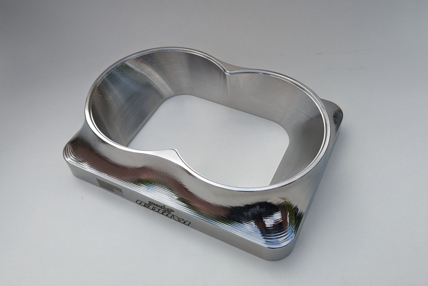 Parker Speed T7 dual 3.5 inch tube open turbo flange with CNC machined port transition