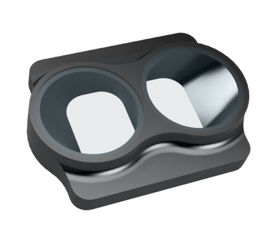 T4 Dual 2 Sch40 Pipe Turbo Flange