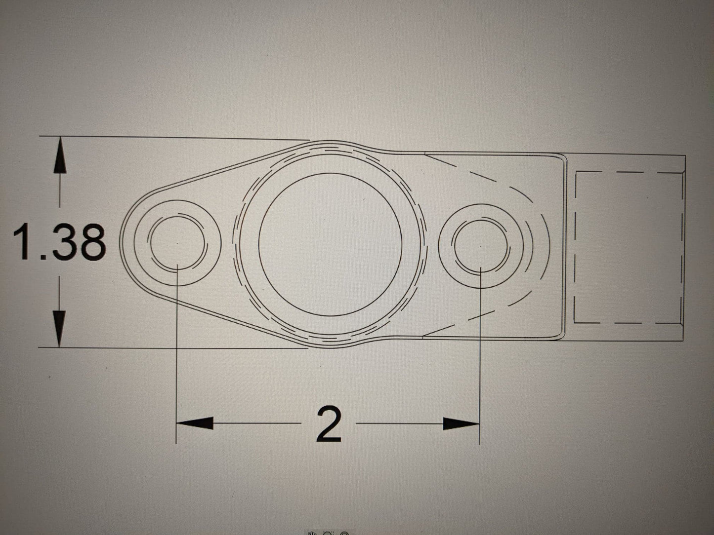 Mid Frame Turbo Oil Drain Mount