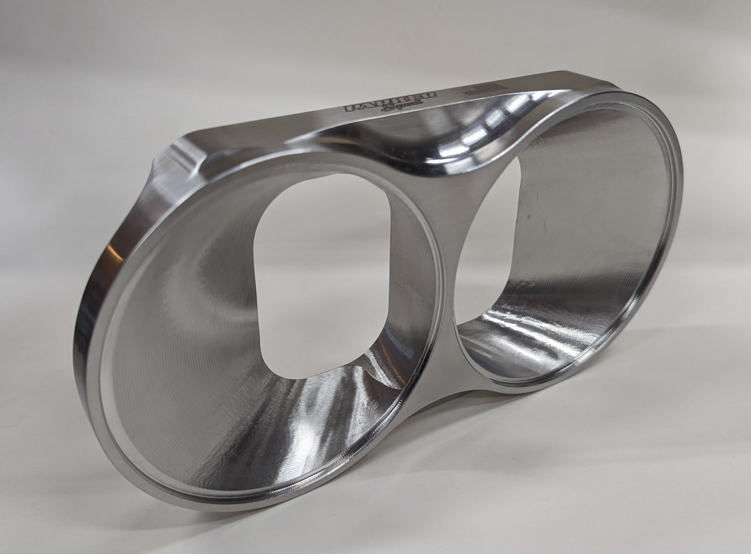 Parker Speed T6 Dual 3.5 inch divided turbo flange CNC machined for high performance turbo systems